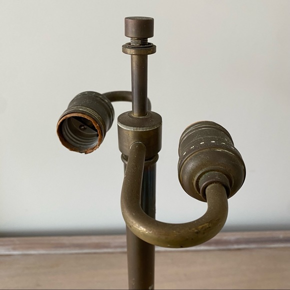 Vintage Walter Von Nessen Studio Bronze Table Lamp 1940’s - Picture 4 of 13